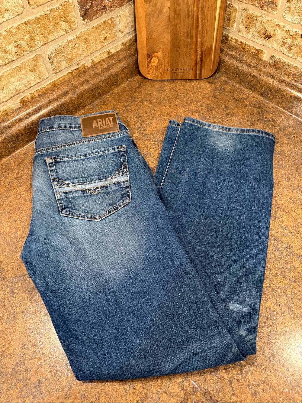 Ariat Men’s Dark Blue Bootcut Jeans